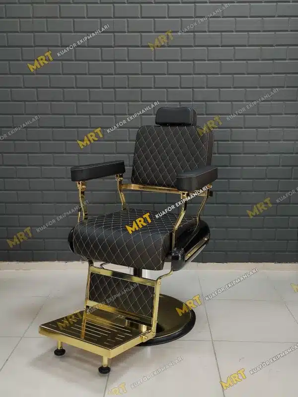 mrt-130 gold berber koltuğu,berber koltukları, kaliteli berber koltuğu, kampanyalı berber koltuğu