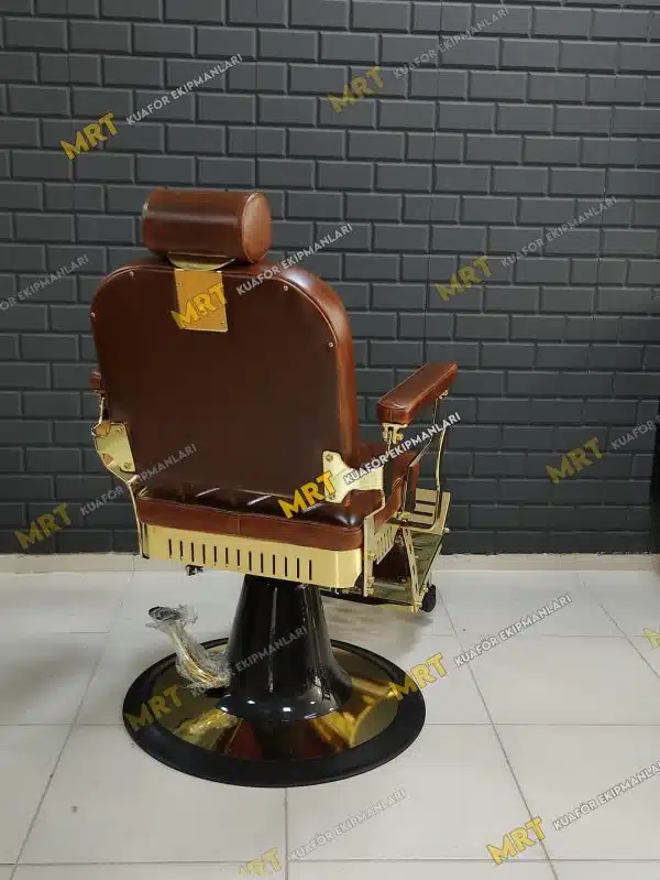 Berber Koltuğu MRT-120 Gold detay görünümü – yatarlı