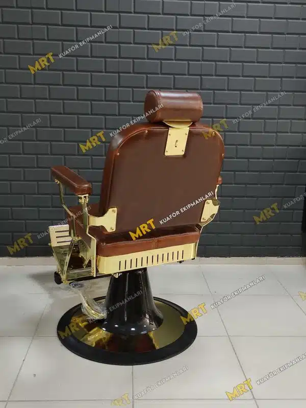 Berber Koltuğu MRT-120 Gold yandan görünüm – dökme süngerli