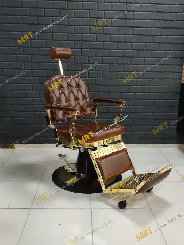 Berber Koltuğu MRT-120 Gold yakından görünüm – hidrolik