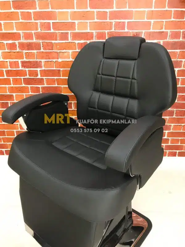 Berber Koltuğu MRT-104 Siyah yakından görünüm – hidrolik