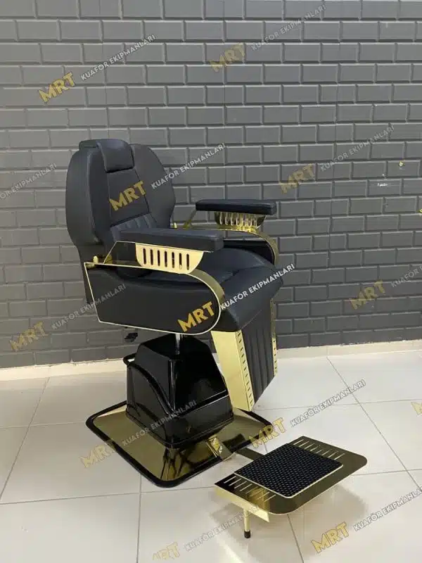 Berber Koltuğu MRT-106 Gold yakından görünüm – gold kaplama