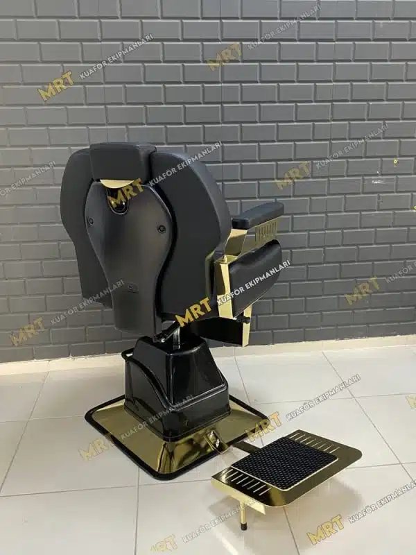 Berber Koltuğu MRT-106 Gold yandan görünüm – dökme süngerli