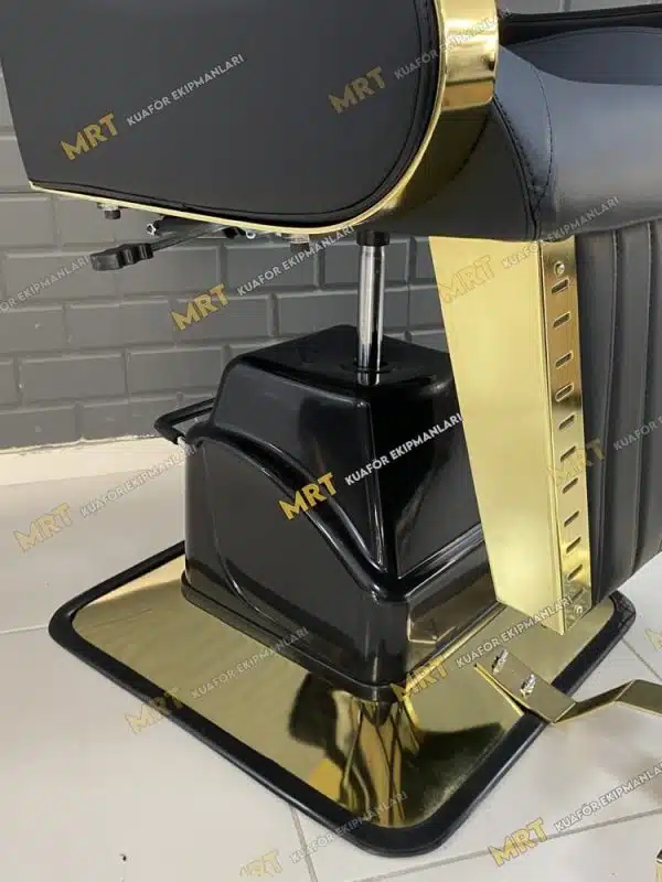 Berber Koltuğu MRT-106 Gold detay görünümü – gold kaplama