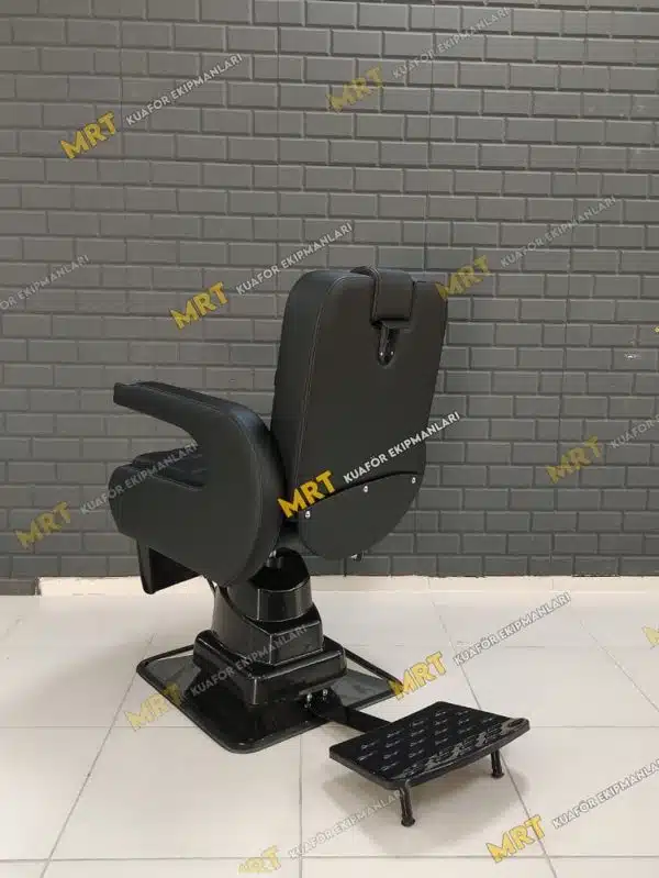 Berber Koltuğu MRT-133 Siyah genel görünüm – yatarlı