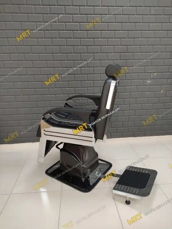Berber Koltuğu MRT-122 Krom farklı açıdan görünüm – hidrolik