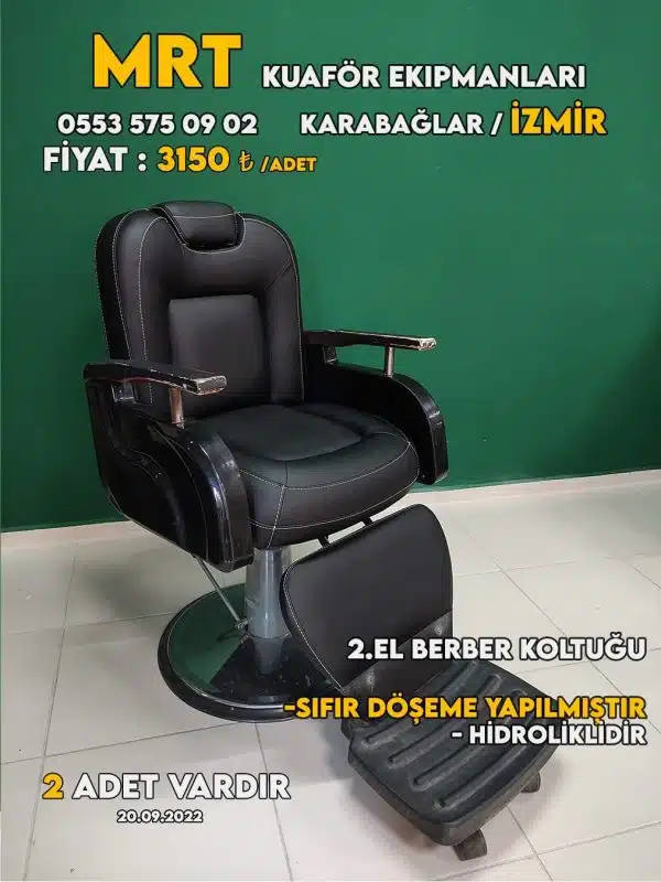2.el Berber Koltuğu Hidrolikli (Satıldı)