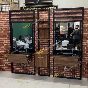 demirli erkek kuaför tezgah modeli