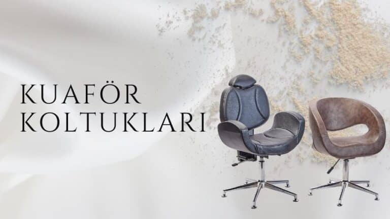 Bayan Kuaför Koltukları ve Dökme Süngerli Modeller