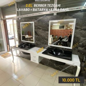 2.el berber tezgahları, 2.el kuaför tezgahı, kuaför malzemeleri, berber malzemeleri, berber dekorasyon, izmir berber malzemeleri