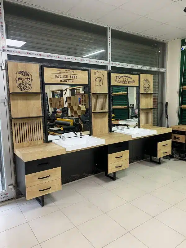 2.el İkili Berber Tezgahı Yeni Model (Satılmıştır)