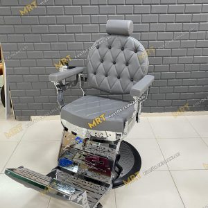 gri renk berber koltuğu, son model berber koltuğu, yeni çıkan kaliteli berber koltuğu