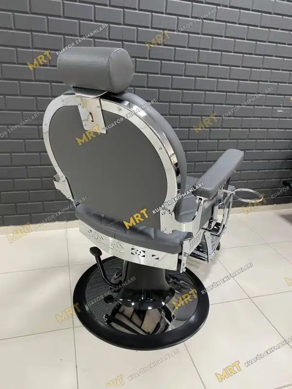 Berber Koltuğu MRT-121 GRİ 5 Berber Koltuğu MRT-121 GRİ yandan görünüm – hidrolik