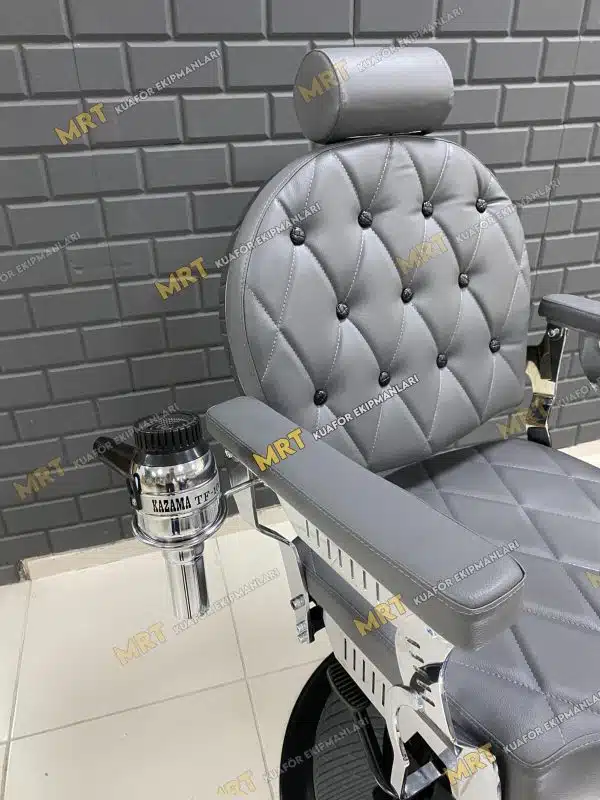 Berber Koltuğu MRT-121 GRİ 4 Berber Koltuğu MRT-121 GRİ detay görünümü – dökme süngerli