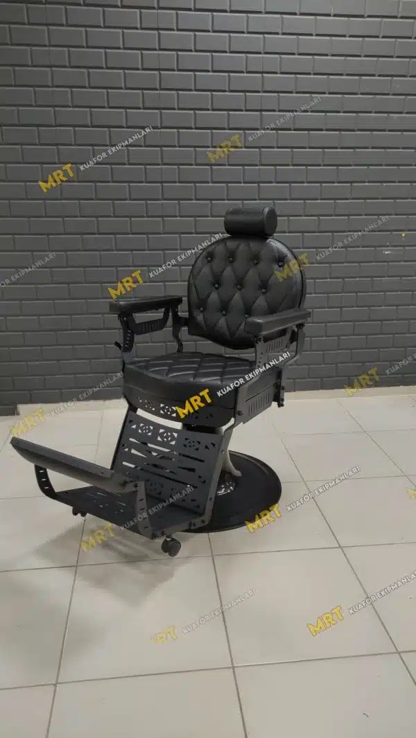 Berber Koltuğu MRT-121 Siyah genel görünüm – yatarlı