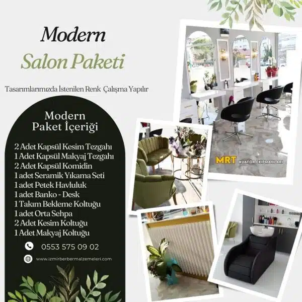 Modern kuaför & Güzellik salonu  paketi