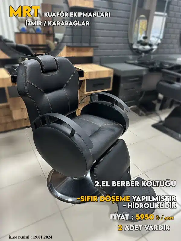Berber Koltuğu 2.el Spor Dikiş yakından görünüm – hidrolik