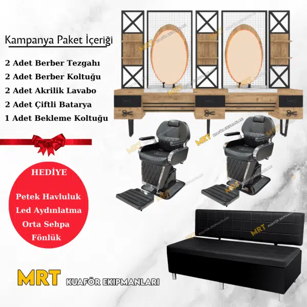 Full Set Berber Demirbaşları - Şubat Kampanyası