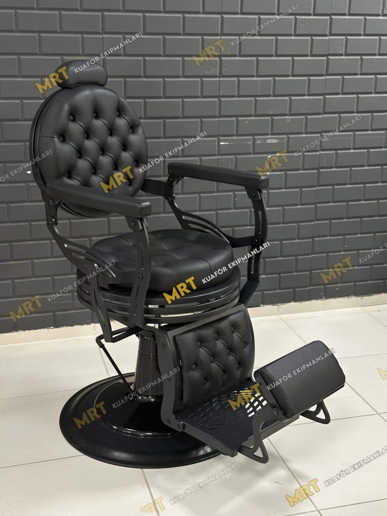 5 Modern Berber Koltuğu Modeli: Salonunuzu Güzelleştirin 4 MRT-151 berber koltuğu, geniş yuvarlak tabanı ile sağlam durur