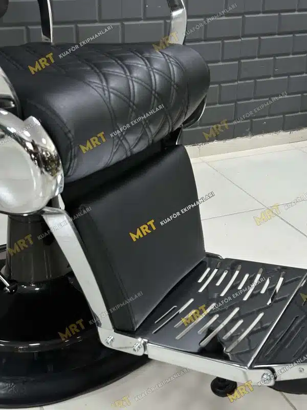 Berber Koltuğu MRT-152 Krom 5 MRT-152 koltuğunun lazer kesim metal detayları
