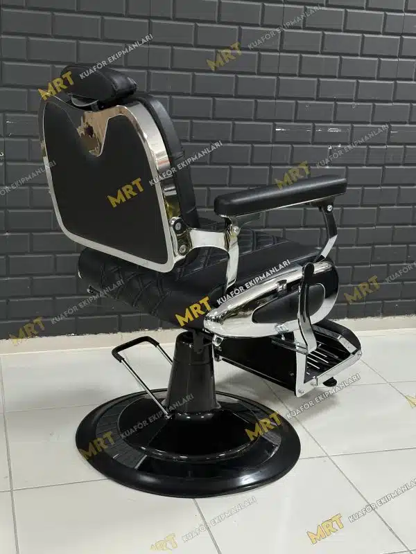 Berber Koltuğu MRT-152 Krom 6 Hidrolik mekanizmalı MRT-152 berber koltuğu