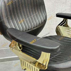 Ergonomik bel destekli MRT-125 Gold berber koltuğu