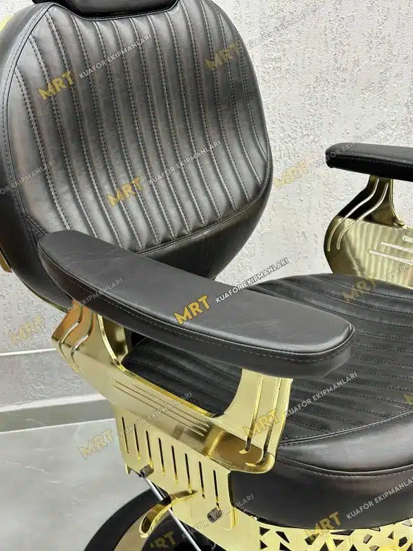Berber Koltuğu MRT-125 GOLD 6 Ergonomik bel destekli MRT-125 Gold berber koltuğu