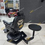 Rotabar 180 asistan berber koltuğu, berberlerin oturarak tıraş yapmasını sağlayan ergonomik aparat.