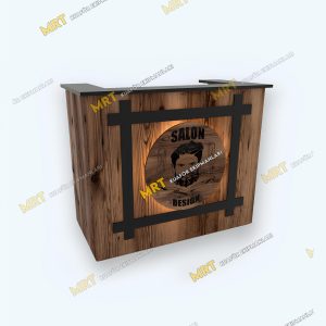 Kişisel logo eklenebilir MDF gövdeli banko
