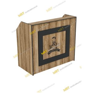Fonksiyonel tasarımlı MDF gövdeli kasa bankosu