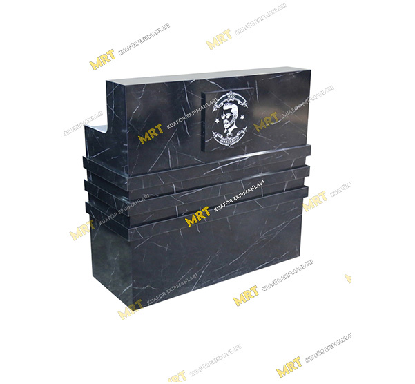 Kasa Banko MRT-601 1 Modern berber kasa bankosu MDF-Lam gövdeli